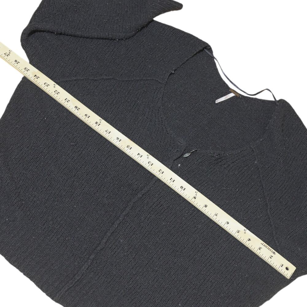 Free People Gray Fisherman Sweater Wool Blend Boho Cozy Sz SP - Picture 14 of 15